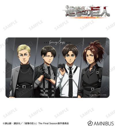 Attack on Titan Harness Style Ver. - Desk Mats Group Illustration, official product view 1