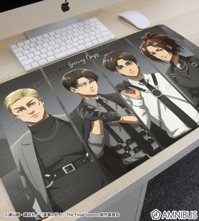 Attack on Titan Harness Style Ver. - Desk Mats Group Illustration, official product view 2