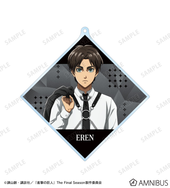 Attack on Titan Harness Style Ver. - Double-Sided BIG Acrylic Keychains Eren Yeager, official product view 2