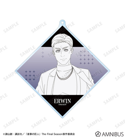 Attack on Titan Harness Style Ver. - Double-Sided BIG Acrylic Keychains Erwin Smith, official product view 3