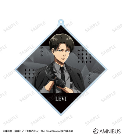 Attack on Titan Harness Style Ver. - Double-Sided BIG Acrylic Keychains Levi Ackerman, official product view 2