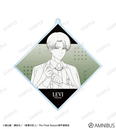 Attack on Titan Harness Style Ver. - Double-Sided BIG Acrylic Keychains Levi Ackerman, official product view 3