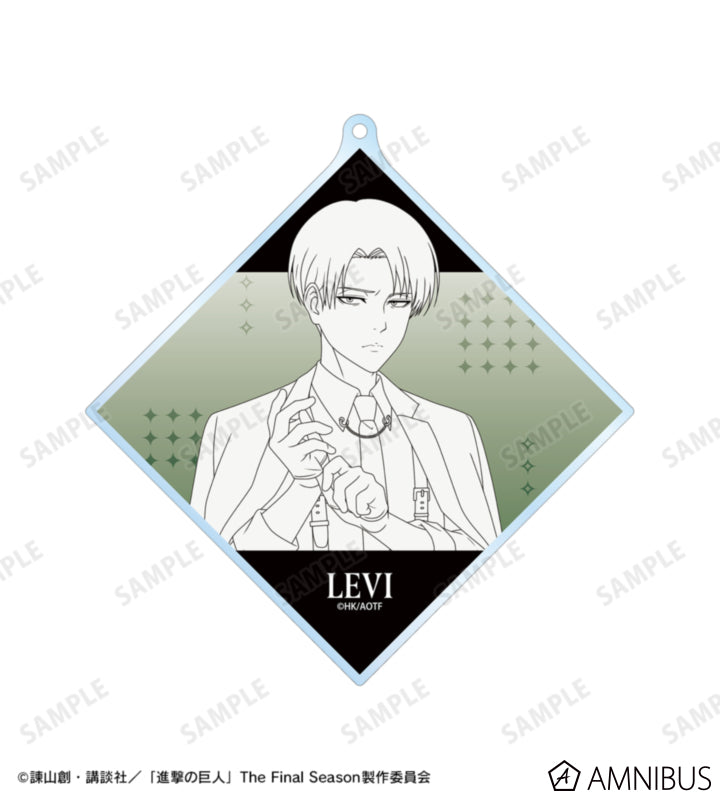 Attack on Titan Harness Style Ver. - Double-Sided BIG Acrylic Keychains Levi Ackerman, official product view 3