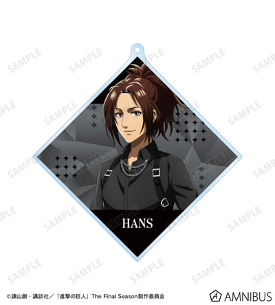 Attack on Titan Harness Style Ver. - Double-Sided BIG Acrylic Keychains Hange Zoe, official product view 2