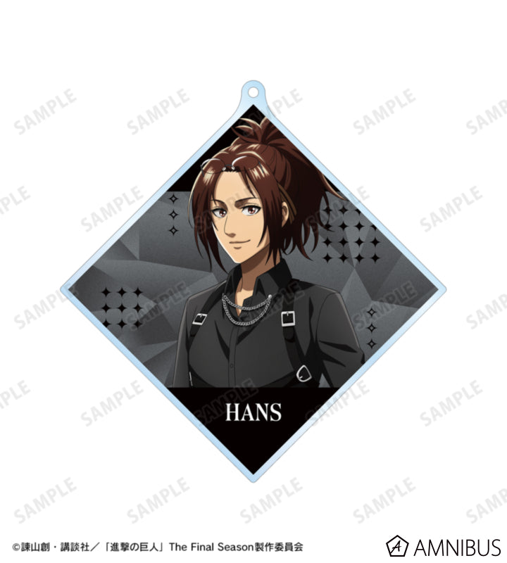 Attack on Titan Harness Style Ver. - Double-Sided BIG Acrylic Keychains Hange Zoe, official product view 2