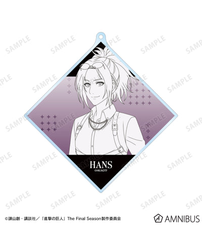 Attack on Titan Harness Style Ver. - Double-Sided BIG Acrylic Keychains Hange Zoe, official product view 3