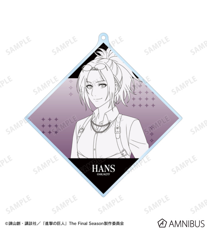 Attack on Titan Harness Style Ver. - Double-Sided BIG Acrylic Keychains Hange Zoe, official product view 3