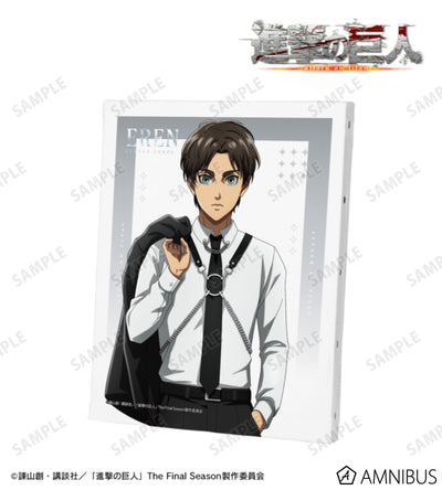 Attack on Titan Harness Style Ver. - F0 Canvas Boards Eren Yeager, official product view 1