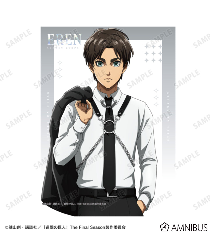 Attack on Titan Harness Style Ver. - F0 Canvas Boards Eren Yeager, official product view 2