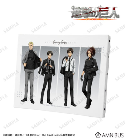 Attack on Titan Harness Style Ver. - F0 Canvas Boards Group Illustration, official product view 1