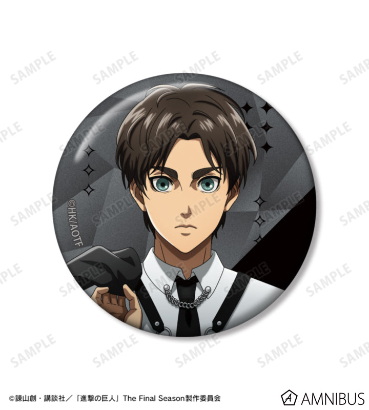 Attack on Titan Harness Style Ver. - Two-Piece Badge Sets Eren Yeager, official product view 2