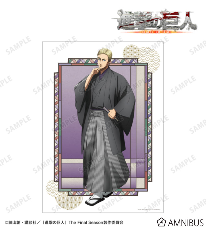 Attack on Titan Kimono Ver. A3 Matte Posters - Erwin Smith, official view 1