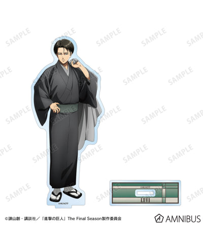 Attack on Titan Kimono Ver. BIG Acrylic Stands - Levi Ackerman, official view 2