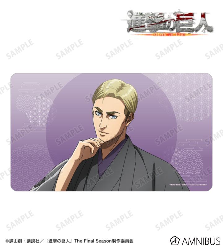 Attack on Titan Kimono Ver. Desk Mats - Erwin Smith, official view 1