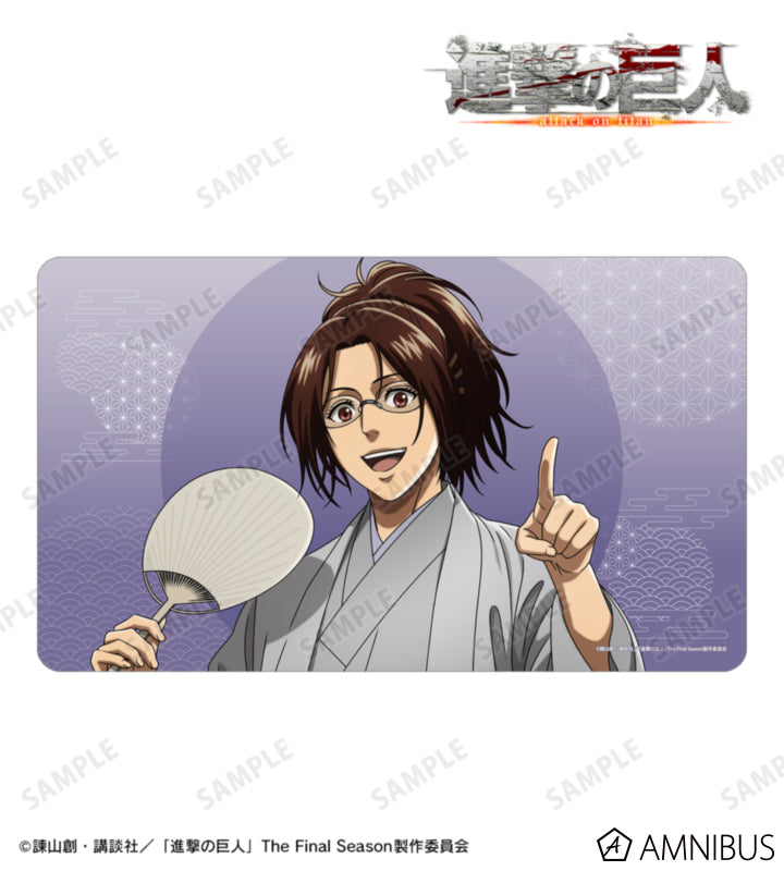 Attack on Titan Kimono Ver. Desk Mats - Hange Zoe, official view 1