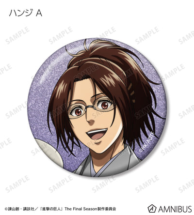 Attack on Titan Kimono Ver. Trading Glitter Badges - Hange Zoe (Design A)
