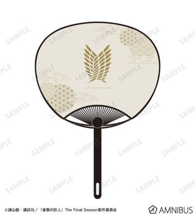 Attack on Titan Kimono Ver. Uchiwa Fan - Group Illustration, official view 3