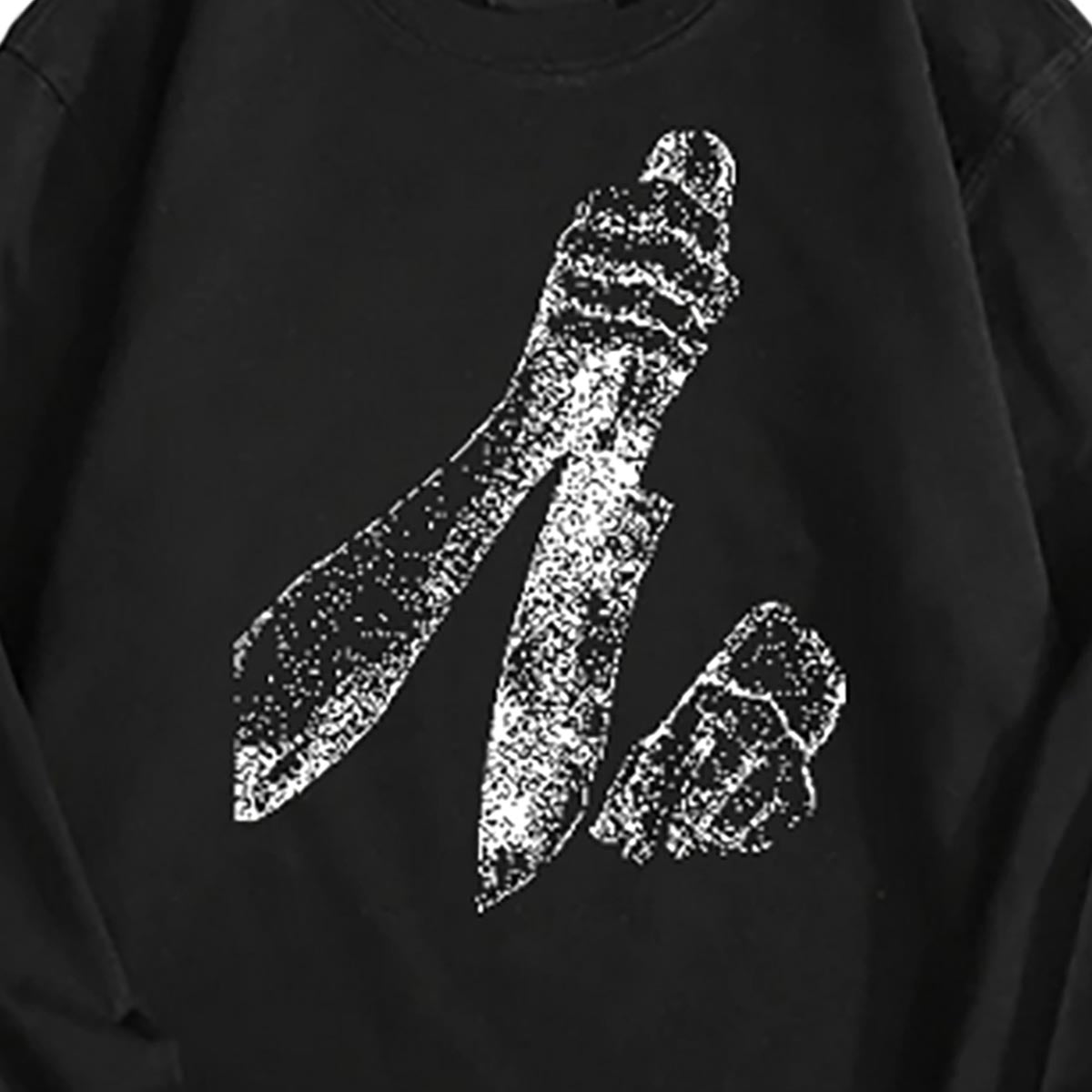 Attack on Titan Alternative Fear - Levi Ackerman Keep Fighting Long-Sleeve T-Shirt - detail view 2