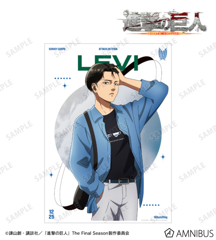Attack on Titan Similar Look Ver. Vol. 2 - A3 Matte Posters Levi Ackerman, official product view 1