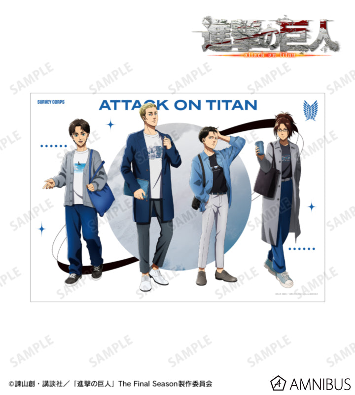 Attack on Titan Similar Look Ver. Vol. 2 - A3 Matte Posters Group Illustration, official product view 1