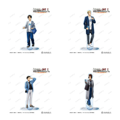 Attack on Titan Similar Look Ver. Vol. 2 - BIG Acrylic Stands complete set showing all 4 character designs