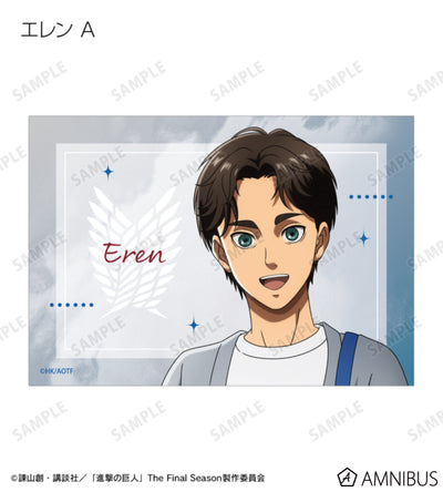 Attack on Titan Similar Look Ver. Vol. 2 - Bromide Prints Complete Set Of 8 Types complete box, official product view 2