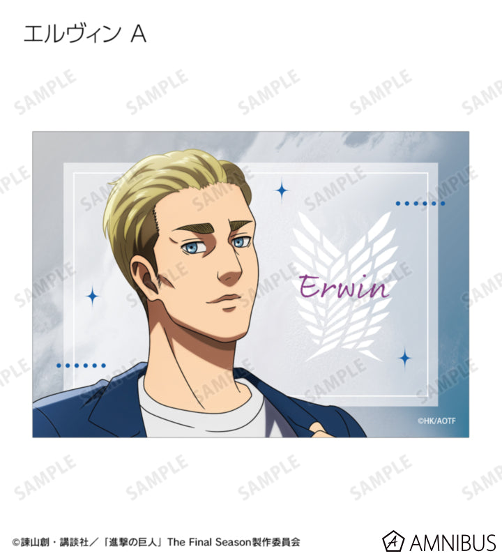 Attack on Titan Similar Look Ver. Vol. 2 - Bromide Prints Complete Set Of 8 Types complete box, official product view 3