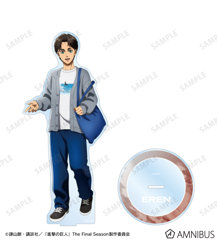 Attack on Titan Similar Look Ver. Vol. 2 - Extra Large Acrylic Stands Eren Yeager, official product view 2
