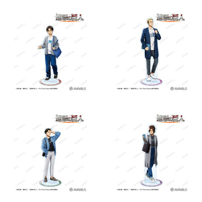 Attack on Titan Similar Look Ver. Vol. 2 - Extra Large Acrylic Stands complete set showing all 4 character designs