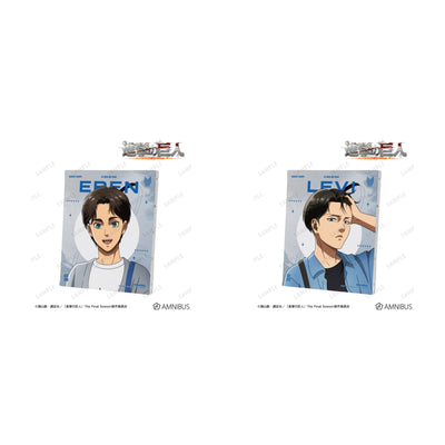 Attack on Titan Similar Look Ver. Vol. 2 - F3 Canvas Boards complete set showing all 2 character designs