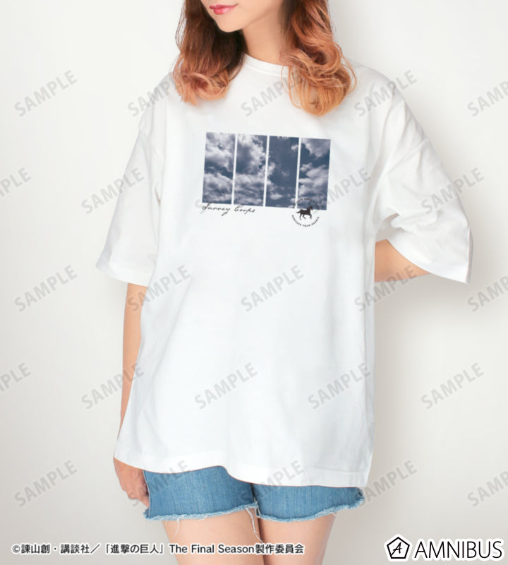 Attack on Titan Similar Look Ver. Vol. 2 - Replica BIG Silhouette Unisex T-Shirt Erwin Smith Erwin Smith, official product view 4