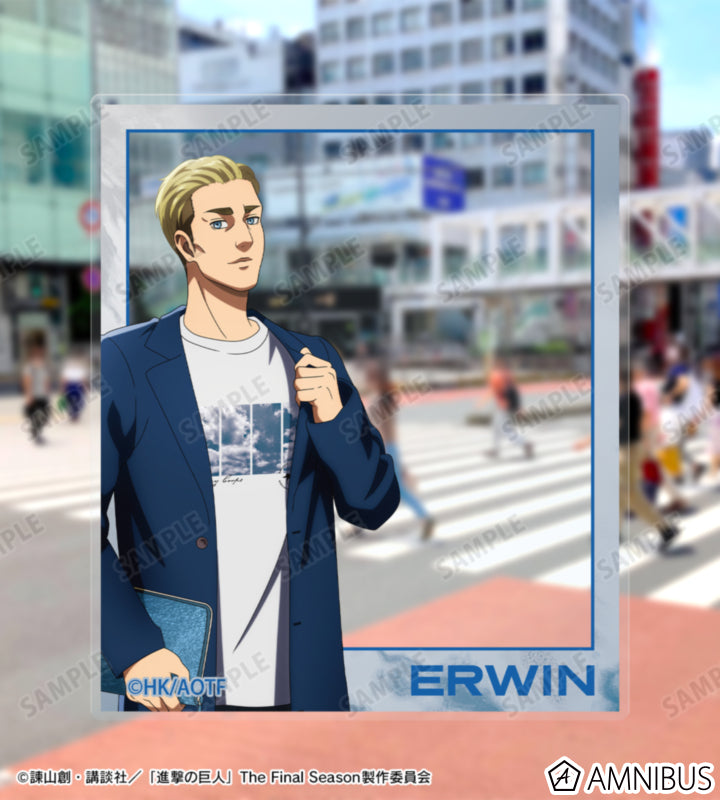 Attack on Titan Similar Look Ver. Vol. 2 - Two-Piece Acrylic Card Sets Erwin Smith, official product view 4