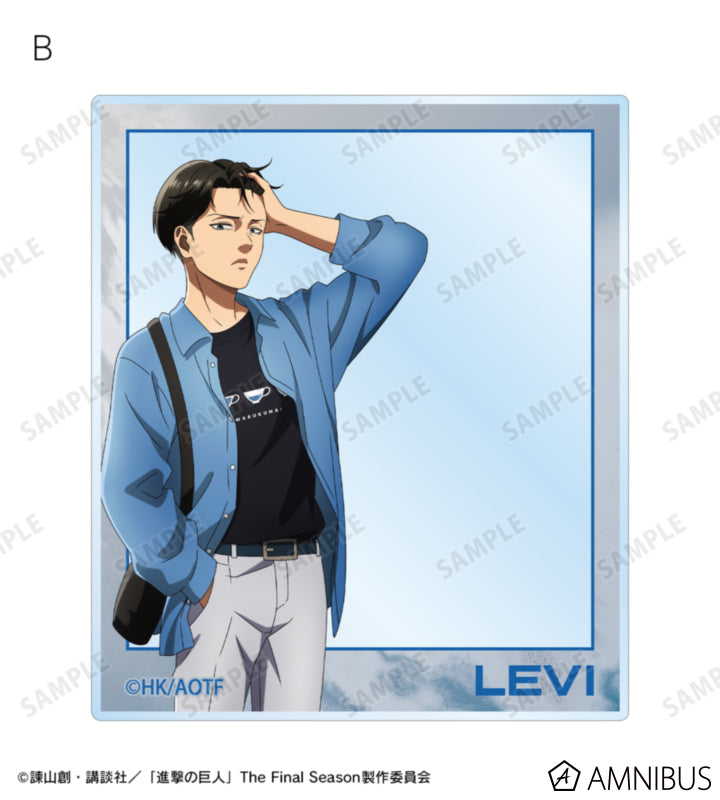 Attack on Titan Similar Look Ver. Vol. 2 - Two-Piece Acrylic Card Sets Levi Ackerman, official product view 3