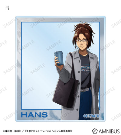Attack on Titan Similar Look Ver. Vol. 2 - Two-Piece Acrylic Card Sets Hange Zoe, official product view 3