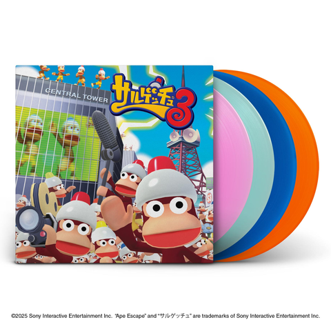 Ape Escape 3 - Originape Soundtracks in a Box 4LP - cover