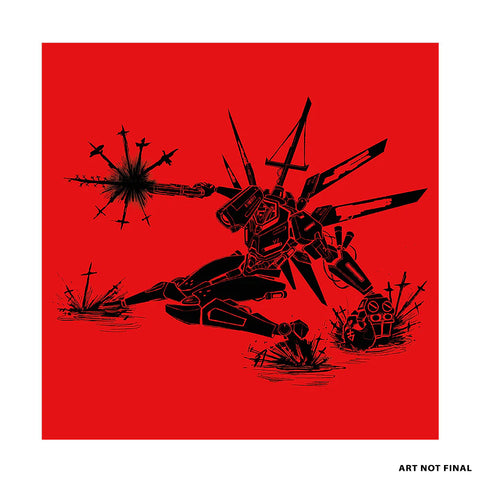 Ultrakill - Infinite Hyperdeath Soundtrack Vol.1 Blood Red Vinyl 3LP - cover artwork