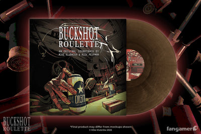 Buckshot Roulette - Original Soundtrack Clear Smoke Vinyl LP - cover artwork