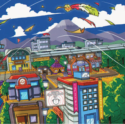 Pokemon - Goldenrod Citypop Complete Edition Vinyl 3LP - cover artwork