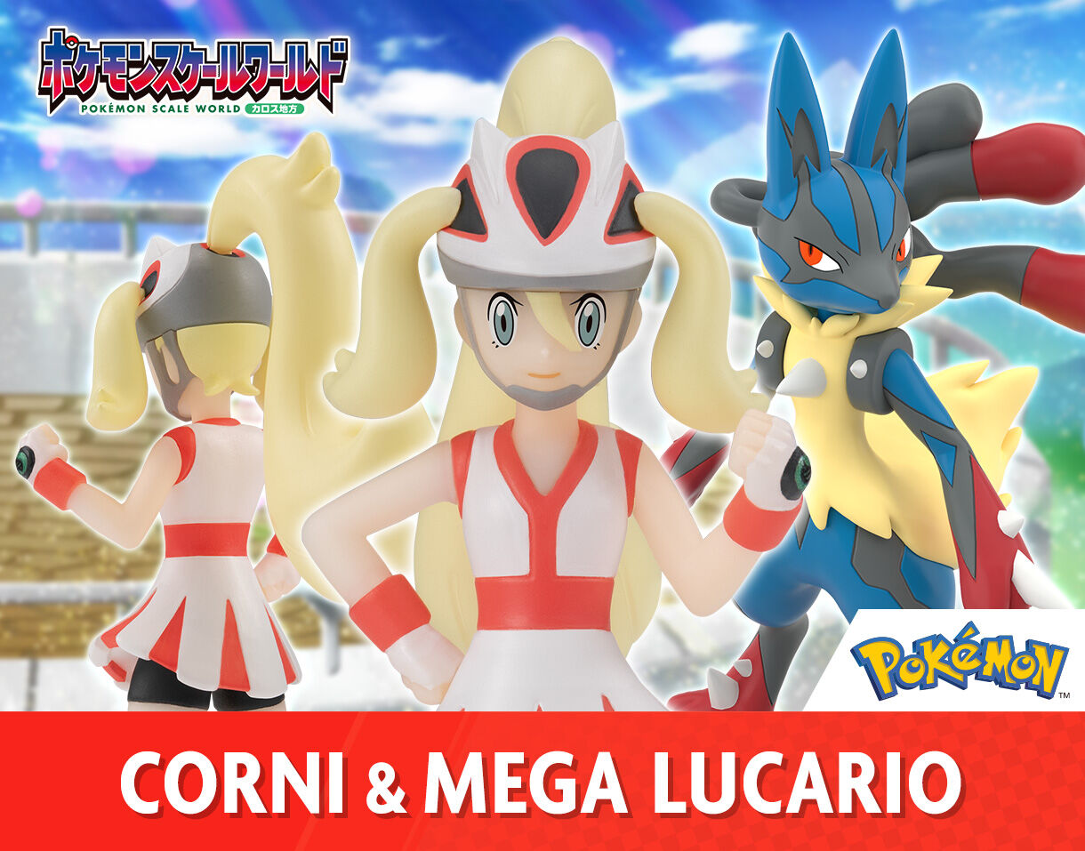 Pokemon Scale World - Kalos Region Korrina & Mega Lucario [Pre-Order Feb 2026]