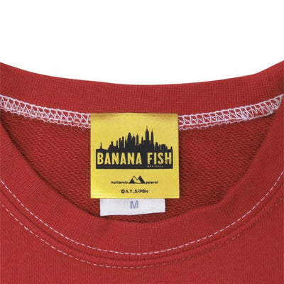 Banana Fish Eiji Okumura nori²-kun Sweatshirt - Image Edition - Crew neck and label detail