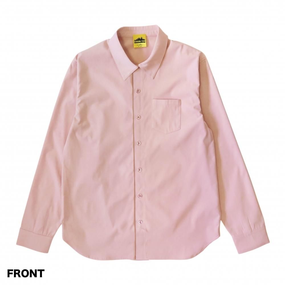 Banana Fish Eiji Okumura Pink Shirt - Image Edition - Pink button-front shirt inspired by Eiji Okumura