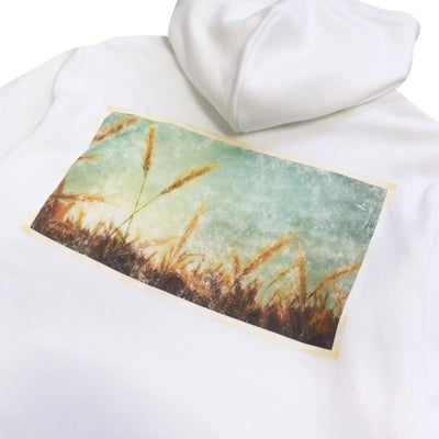 Banana Fish Rye Field Hoodie - Rye field print detail