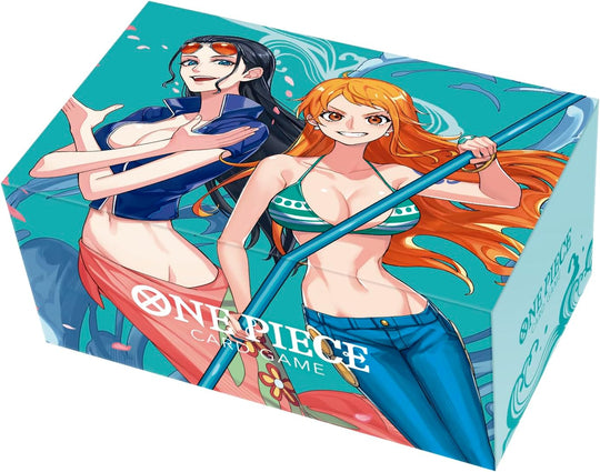 Bandai One Piece Card Game Official Storage Box - Nami & Robin