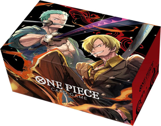 Bandai One Piece Card Game Official Storage Box - Zoro & Sanji