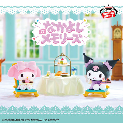 Sanrio Characters Nakayoshi Memories - My Melody & Kuromi Tea Party - official product image 1