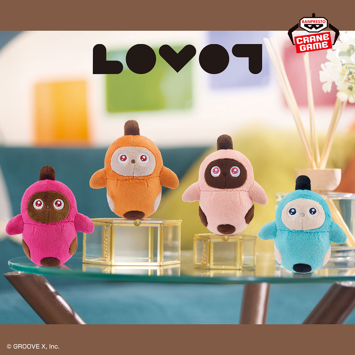 LOVOT Plush Mascot - Ruby & Amber - official product image 1
