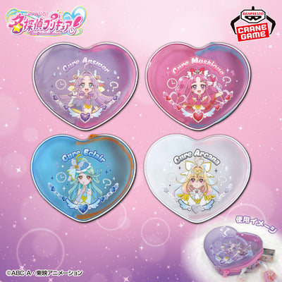 Detective Pretty Cure Heart-Shaped Clear Pouches (4 Types) – official photo 1