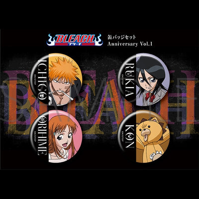 Bleach Anniversary Badge Set Vol.1 – Complete Set Of 4 Types – product view 1