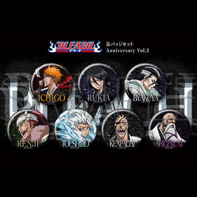 Bleach Anniversary Badge Set Vol.2 – Complete Set Of 7 Types – product view 1