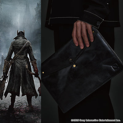 Bloodborne SuperGroupies Hunter 13-Inch Laptop Case / A4 Pouch — official product view 1